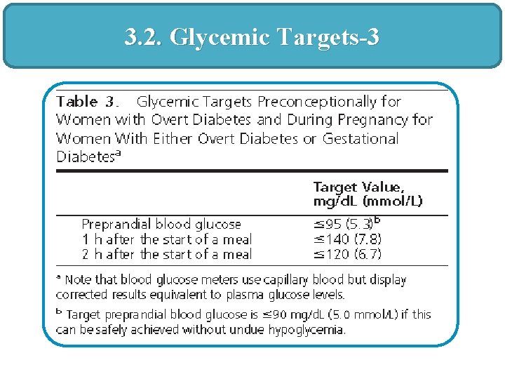 3. 2. Glycemic Targets-3 