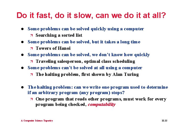 Do it fast, do it slow, can we do it at all? l l Do it fast, do it slow, can we do it at all? l l