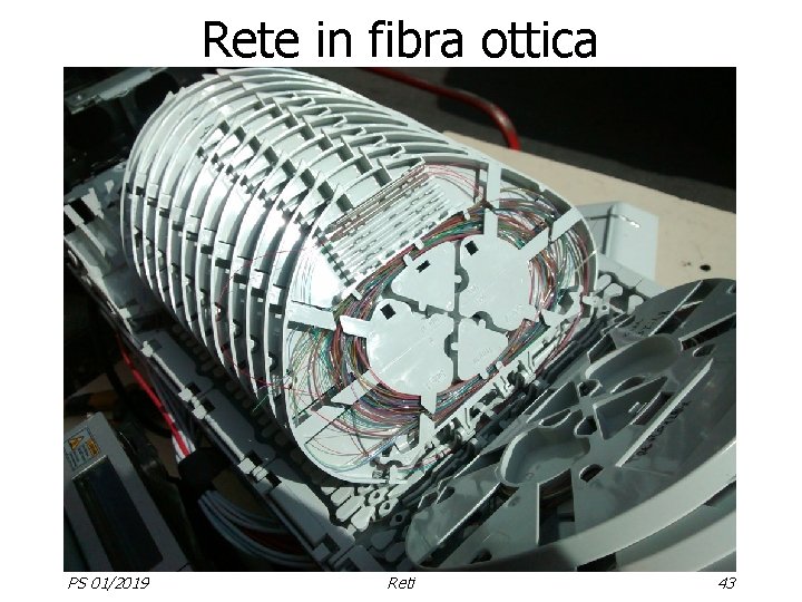 Rete in fibra ottica PS 01/2019 Reti 43 