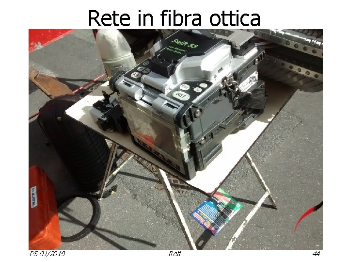 Rete in fibra ottica PS 01/2019 Reti 44 