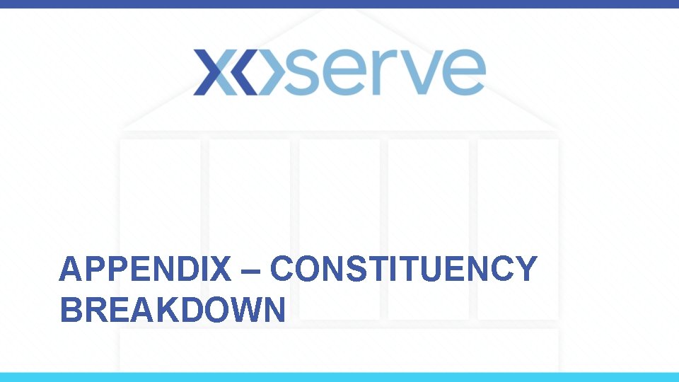 APPENDIX – CONSTITUENCY BREAKDOWN 