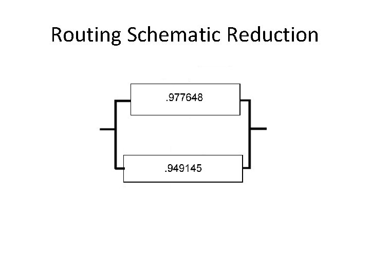 Routing Schematic Reduction 