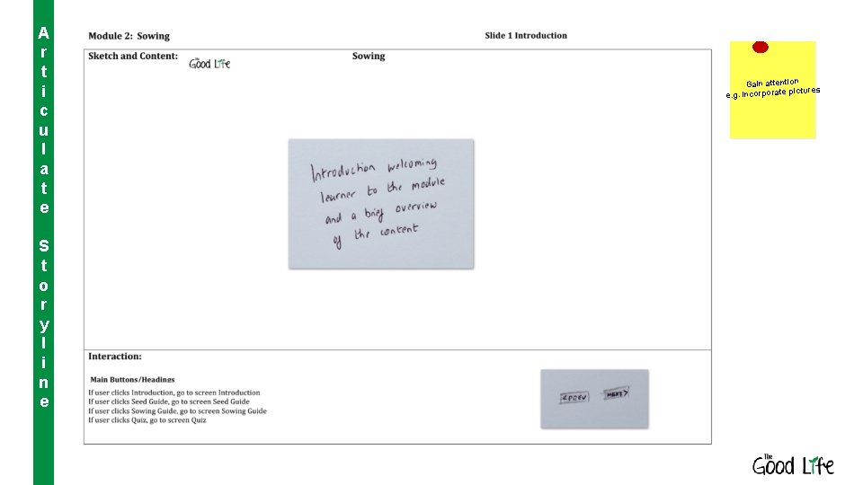 A r t i c u l a t e S t o r