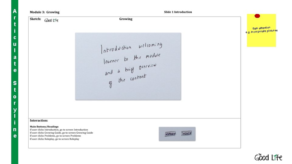 A r t i c u l a t e S t o r