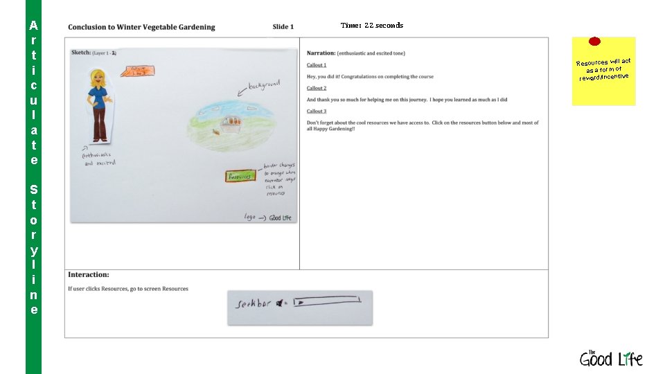 A r t i c u l a t e S t o r