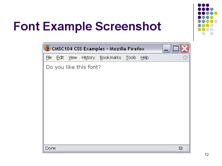 Font Example Screenshot 12 
