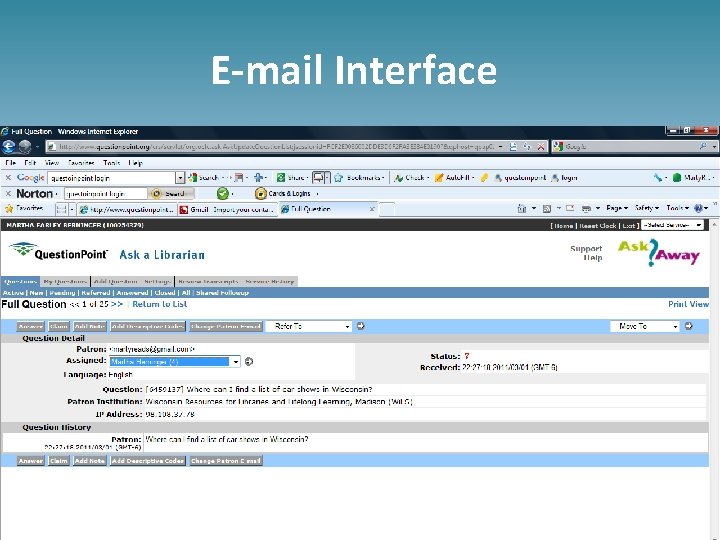 E-mail Interface 