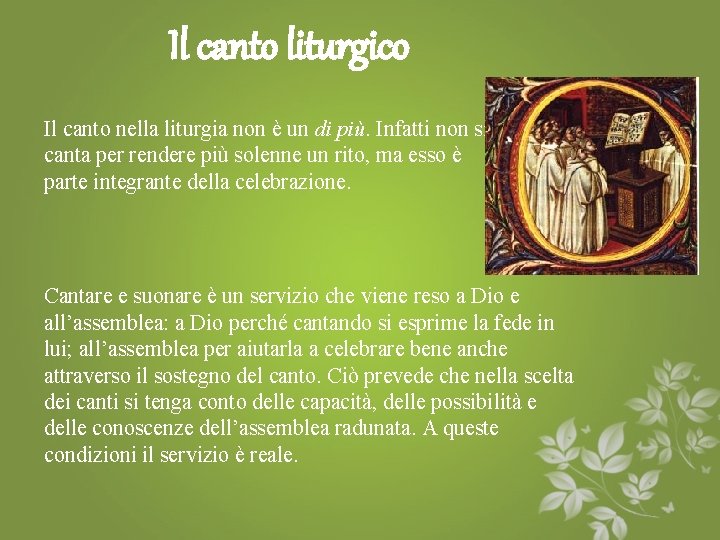 La celebrazione eucaristica I gesti del corpo durante
