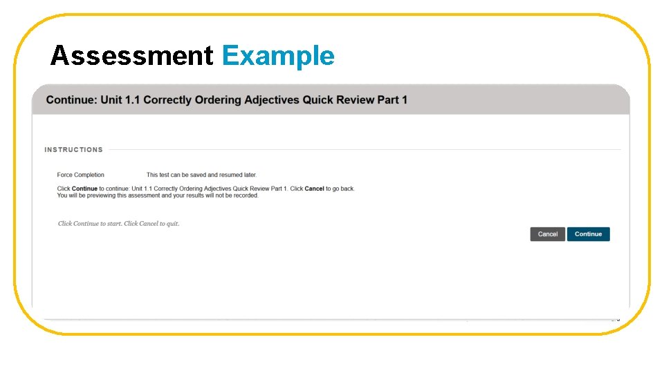 Assessment Example 