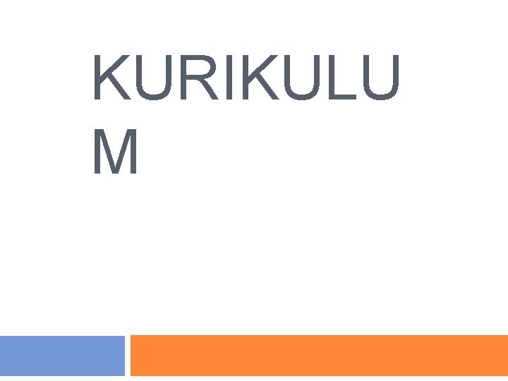 KURIKULU M 