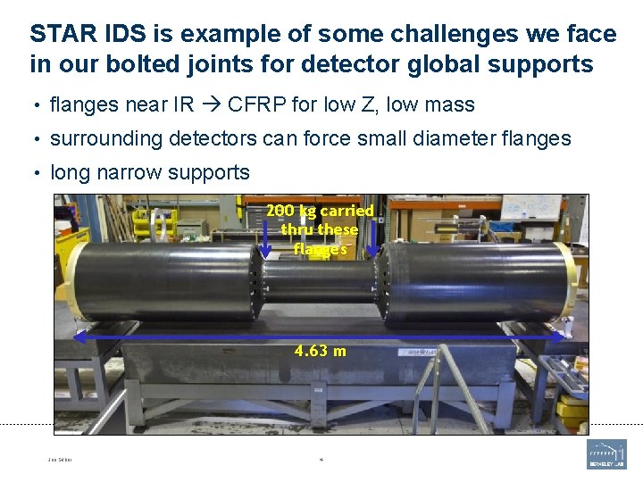 STAR IDS is example of some challenges we face in our bolted joints for