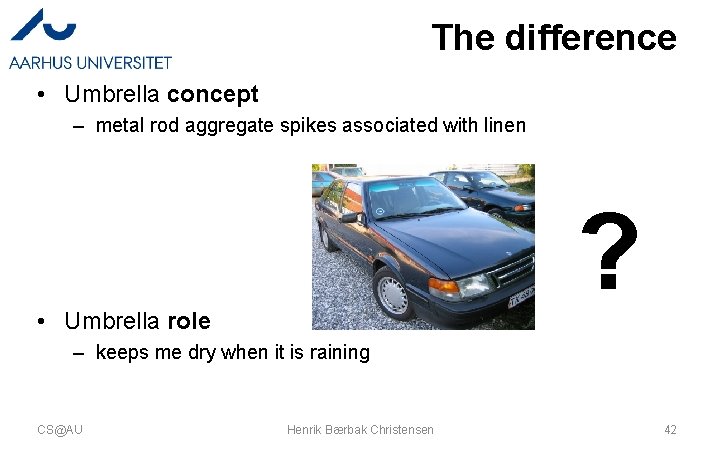The difference • Umbrella concept – metal rod aggregate spikes associated with linen ? The difference • Umbrella concept – metal rod aggregate spikes associated with linen ?