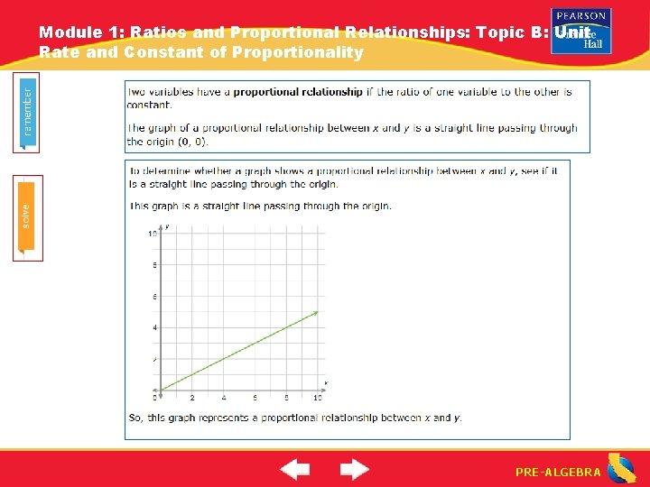 Module 1: Ratios and Proportional Relationships: Topic B: Unit Rate and Constant of Proportionality