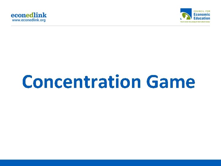 Concentration Game 