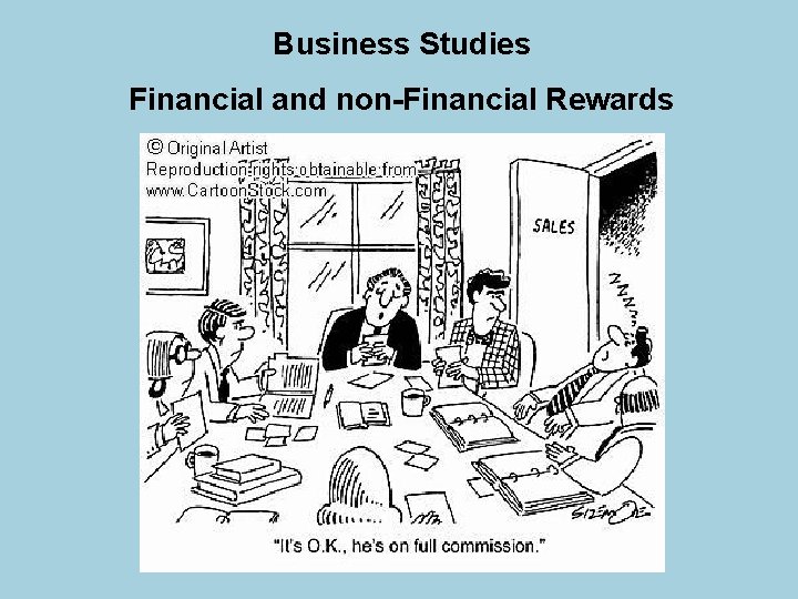 Business Studies Financial and non-Financial Rewards 