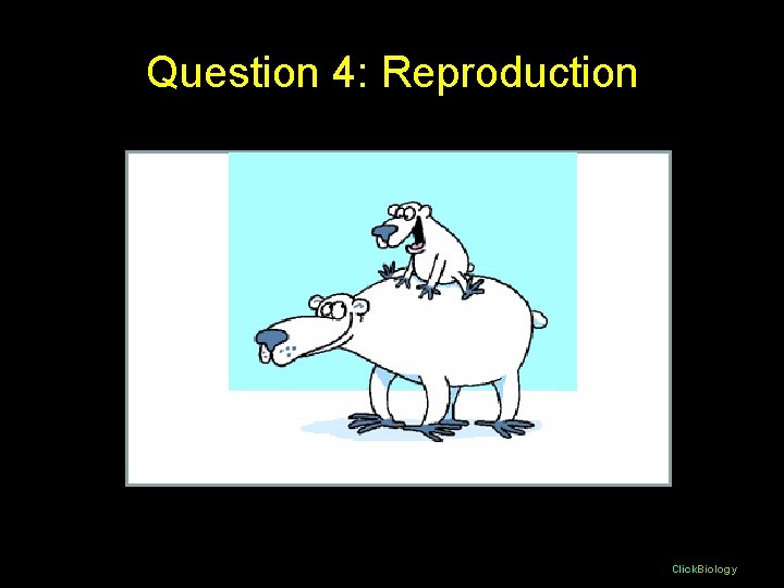 Question 4: Reproduction Click. Biology 