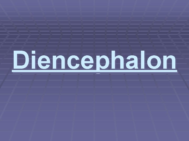 Diencephalon 