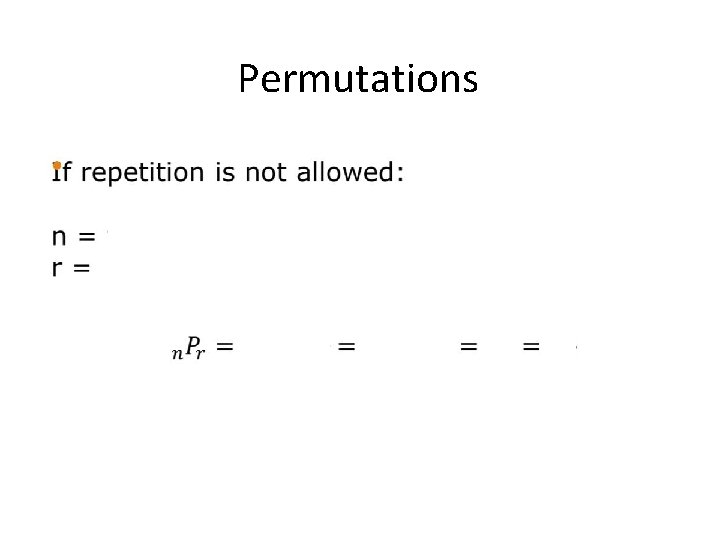 Permutations 