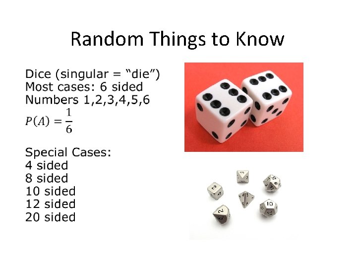 Random Things to Know • 