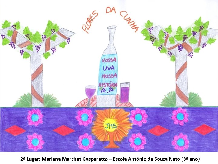 2º Lugar: Mariana Marchet Gasparetto – Escola Antônio de Souza Neto (3º ano) 