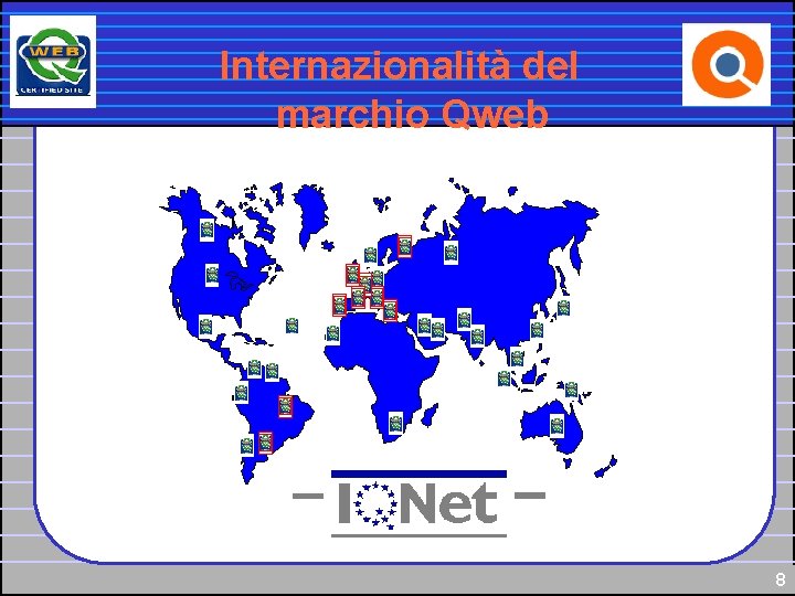 Internazionalità del marchio Qweb 8 