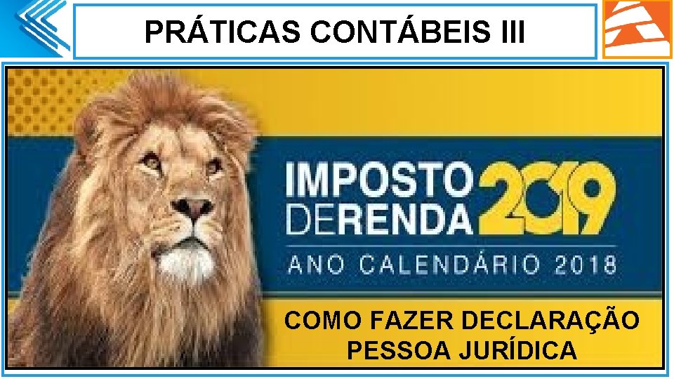 PRÁTICAS CONTÁBEIS III. COMO FAZER DECLARAÇÃO PESSOA JURÍDICA 