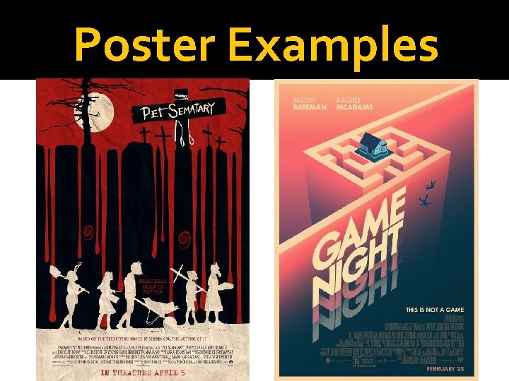 Poster Examples Poster Examples
