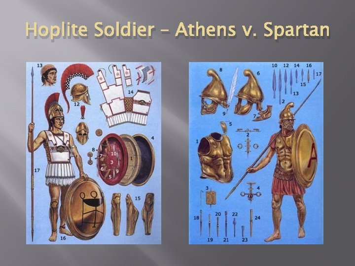 Hoplite Soldier – Athens v. Spartan 