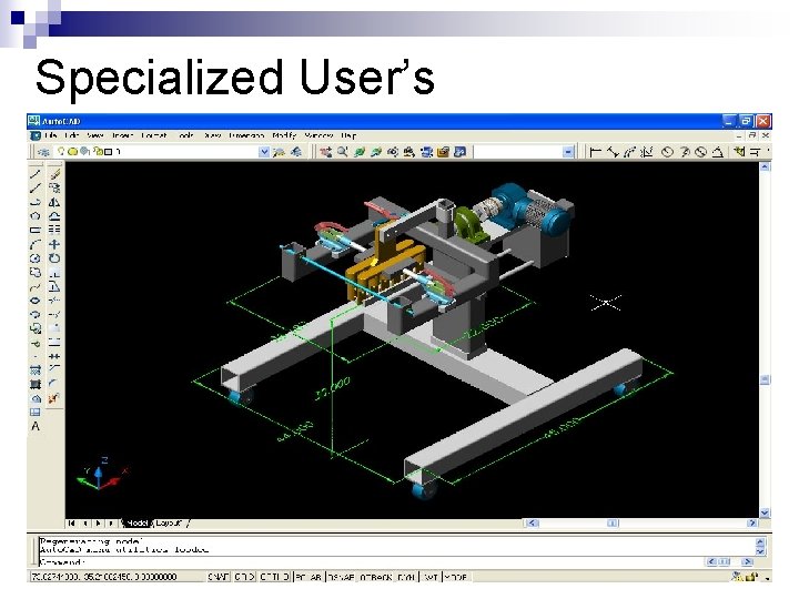 Specialized User’s Specialized User’s