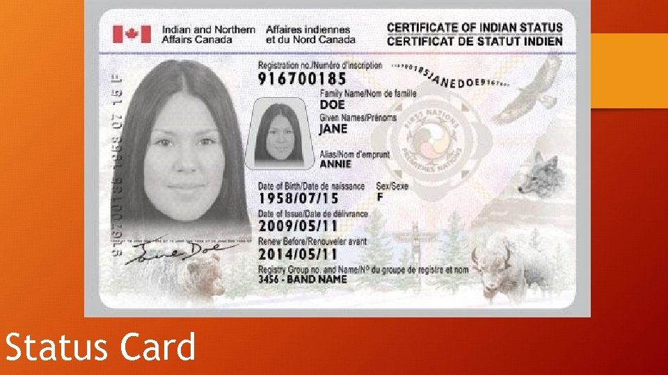 Status Card 