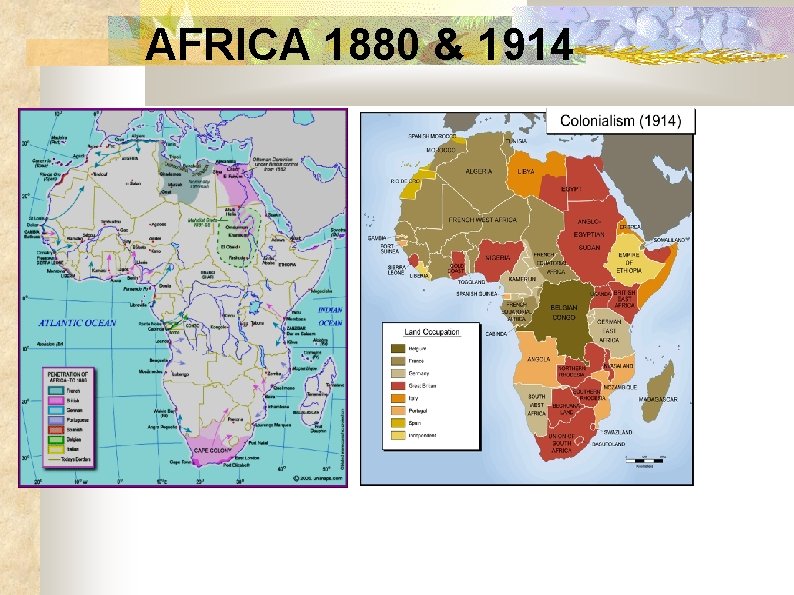 AFRICA 1880 & 1914 