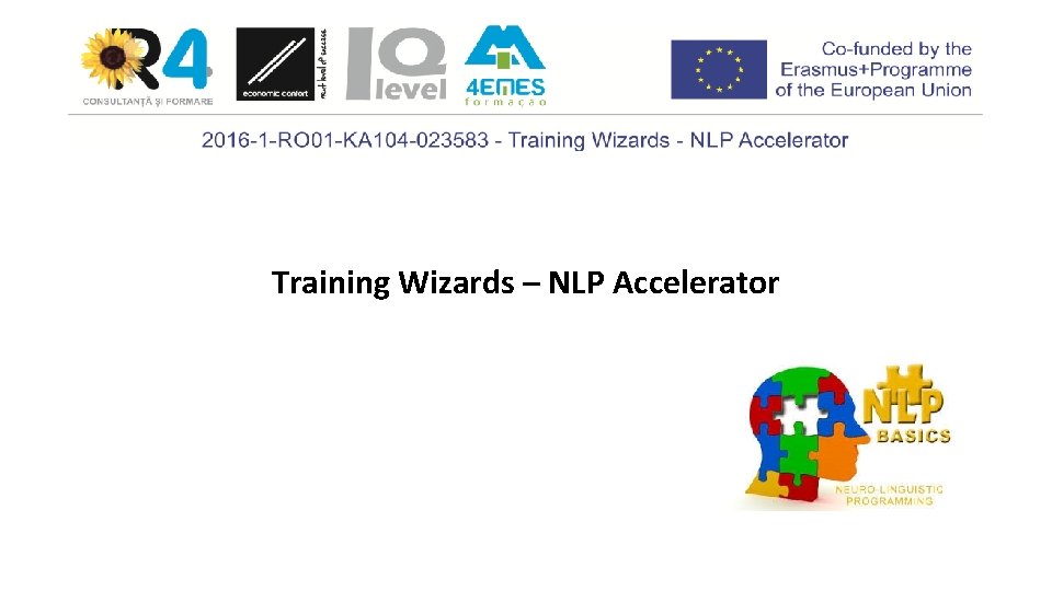 Training Wizards – NLP Accelerator 