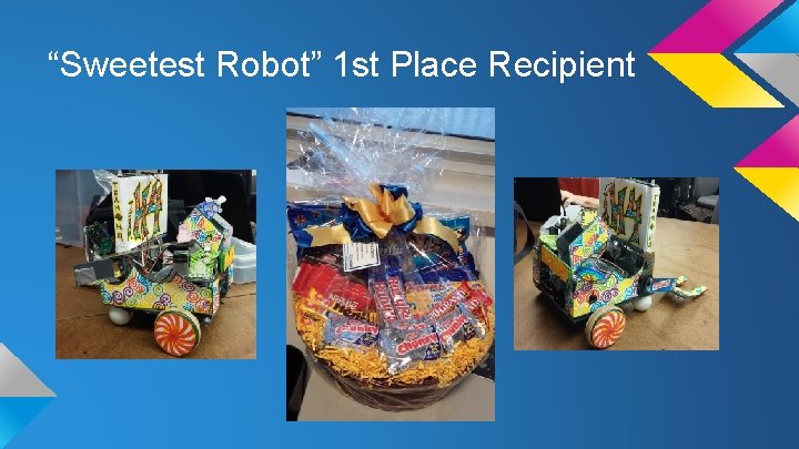 “Sweetest Robot” 1 st Place Recipient 