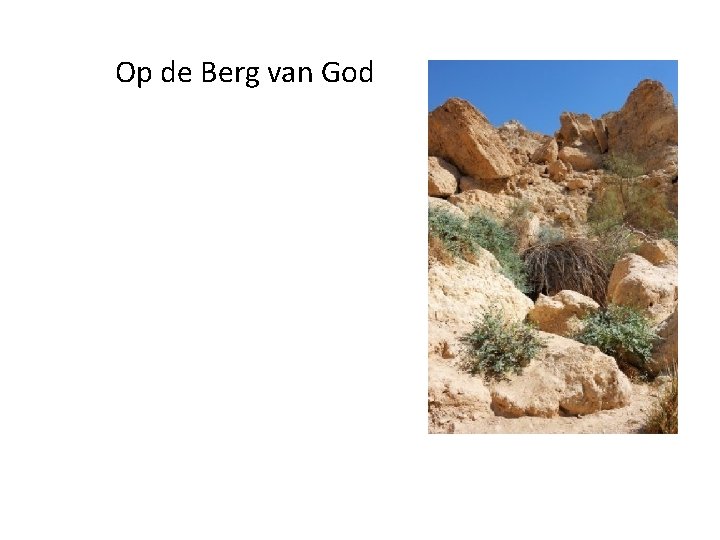 Op de Berg van God 