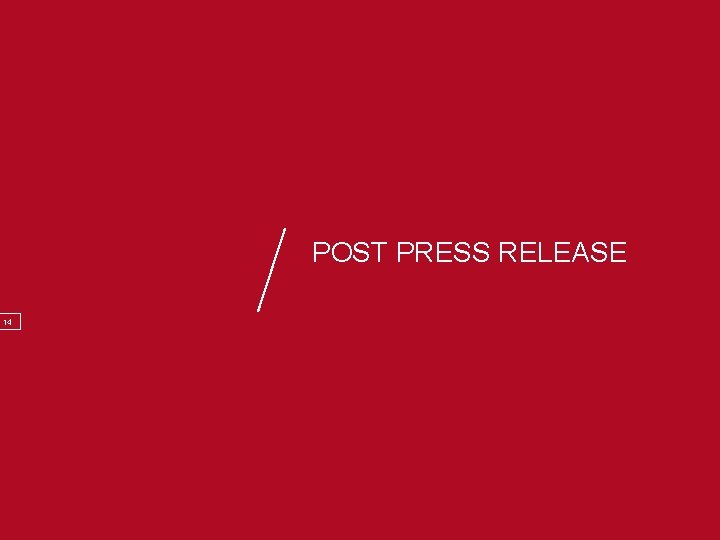 214 POST PRESS RELEASE 