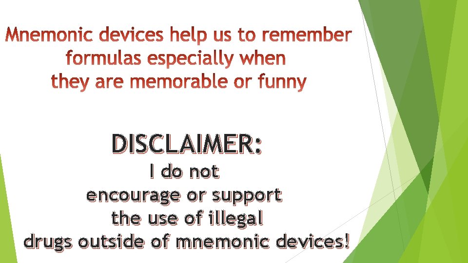 DISCLAIMER: I do not encourage or support the use of illegal drugs outside of