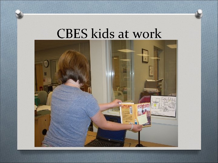 CBES kids at work 