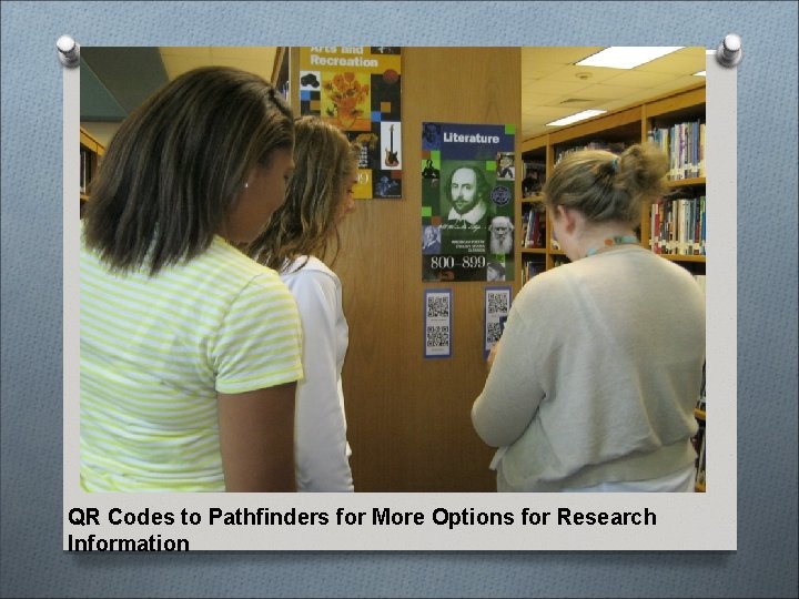 QR Codes to Pathfinders for More Options for Research Information 