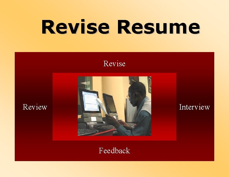 Revise Resume Revise Review Interview Feedback 