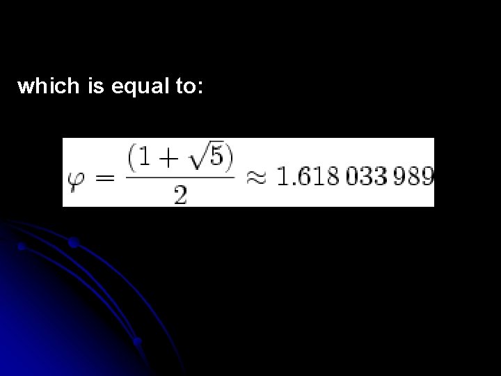 which is equal to: 