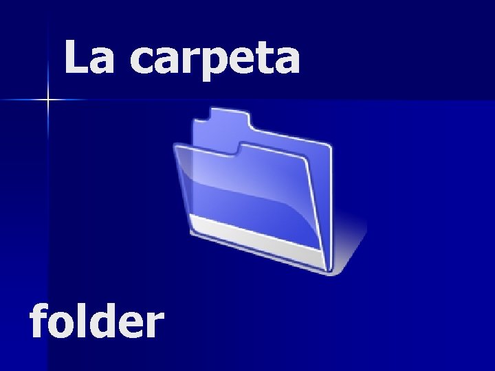 La carpeta folder 