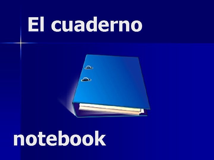 El cuaderno notebook 