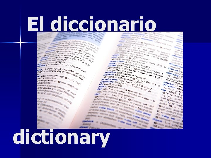 El diccionario dictionary 