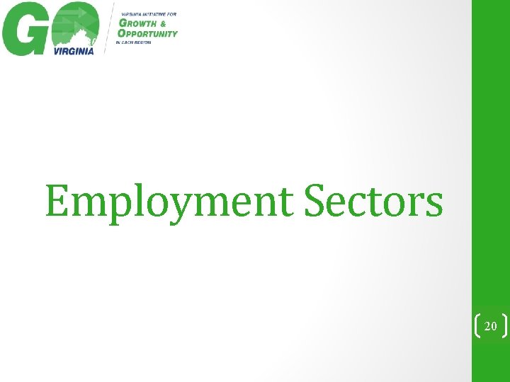 Employment Sectors 20 