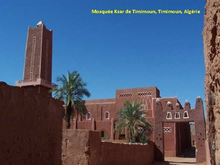 Mosquée Ksar de Timimoun, Algérie 