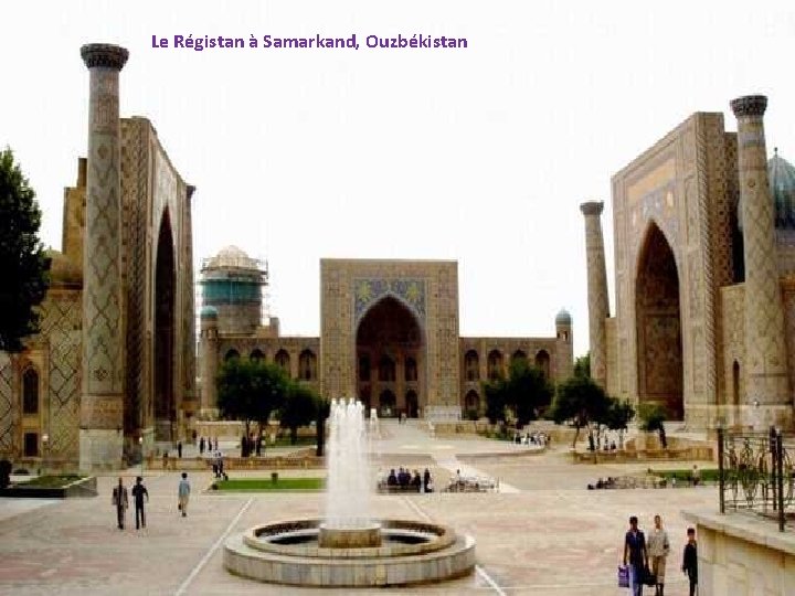 Le Régistan à Samarkand, Ouzbékistan 