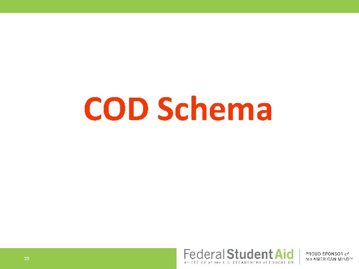 COD Schema 23 