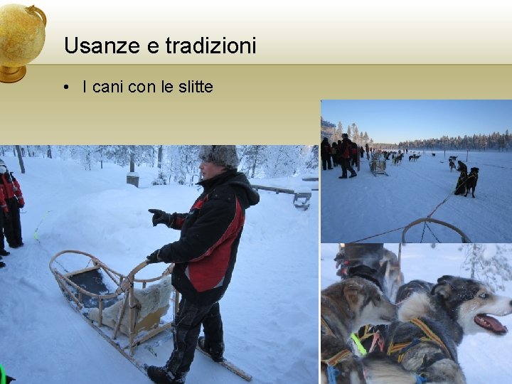 Usanze e tradizioni • I cani con le slitte 