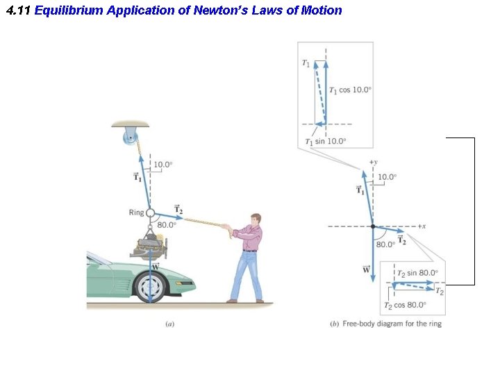 4. 11 Equilibrium Application of Newton’s Laws of Motion 