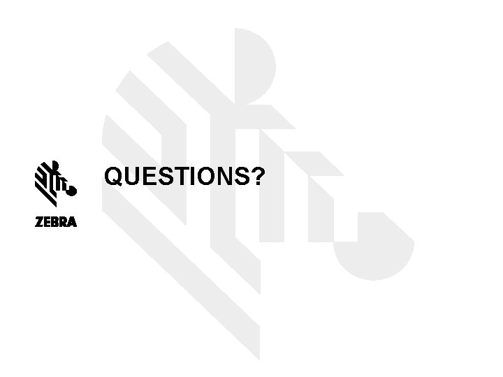 QUESTIONS? 
